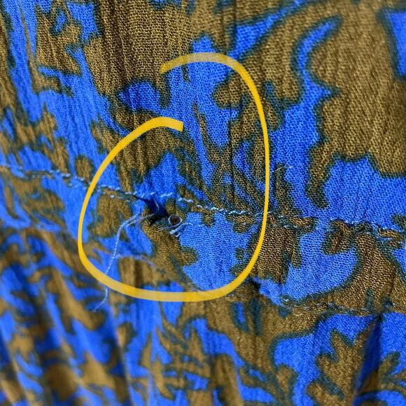 Free People Resort Romper - Electric Blue Floral - XS - Picture 5 of 12